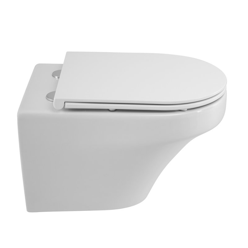 DUET Чаша подвесного унитаза безободкового с системой смыва "Торнадо",  CZR-2462-TH-TOR DUET Чаша подвесного унитаза безободкового с системой смыва "Торнадо",  CZR-2462-TH-TOR