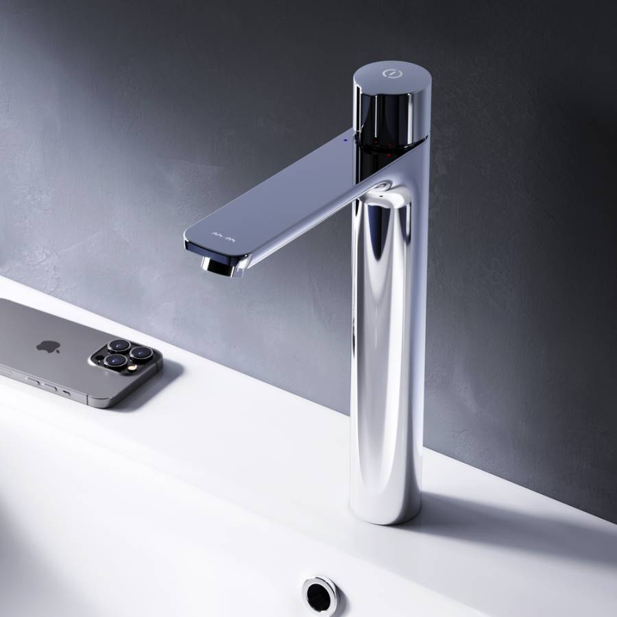 F85A92500 X-Joy TouchReel смеситель д/умывальника, высокий, хром, шт. F85A92500 X-Joy TouchReel смеситель д/умывальника, высокий, хром, шт.