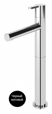 LEAF-LC1-NOP Смеситель для раковины однорычажный, с донным клапаном, исполнение черный матовый LEAF-LC1-NOP Смеситель для раковины однорычажный, с донным клапаном, исполнение черный матовый