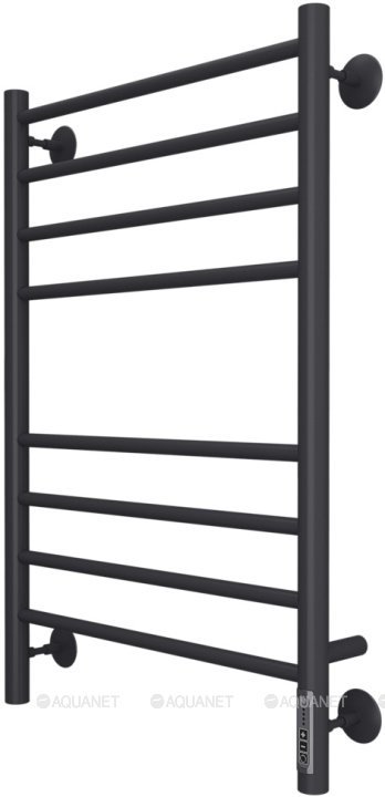 Полотенцесушитель Terminus Аврора П8 500х800 электро КС 9005 матовый  Полотенцесушитель Terminus Аврора П8 500х800 электро КС 9005 матовый