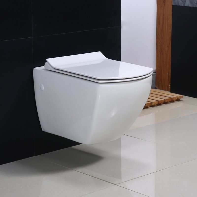 Чаша подвесного унитаза BelBagno CARINA BB514CHR Чаша подвесного унитаза BelBagno CARINA BB514CHR