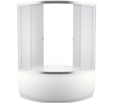 Шторка для ванны Aquanet Malta, прозрачное стекло