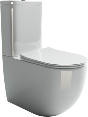 Напольная пристенная чаша унитаза MIA Rimless