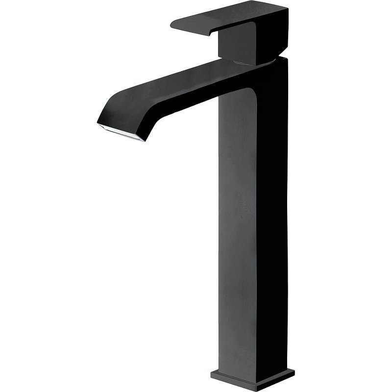PORTA-LC-NOP Смеситель для накладных раковин, с донным клапаном, исполнение черный матовый PORTA-LC-NOP Смеситель для накладных раковин, с донным клапаном, исполнение черный матовый