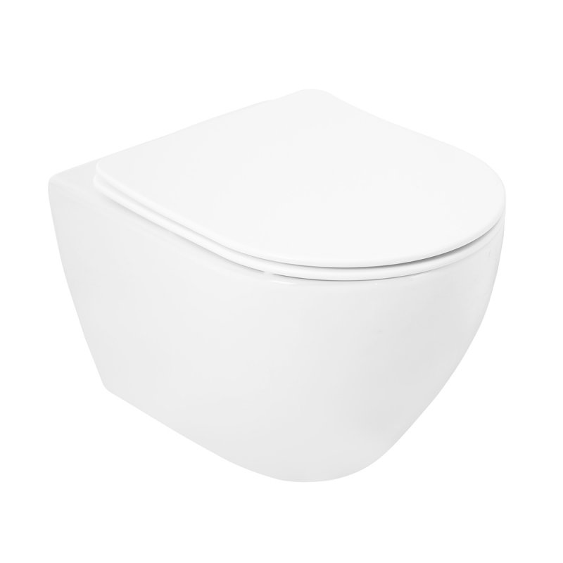 STYLUS Чаша подвесного унитаза безободкового, CZR-513-TH-R STYLUS Чаша подвесного унитаза безободкового, CZR-513-TH-R