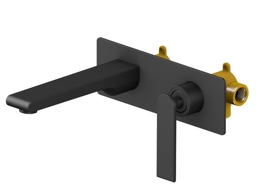 Смеситель Timo Anni 2771/03SM для раковины скрытого монтажа, черный матовый Смеситель Timo Anni 2771/03SM для раковины скрытого монтажа, черный матовый