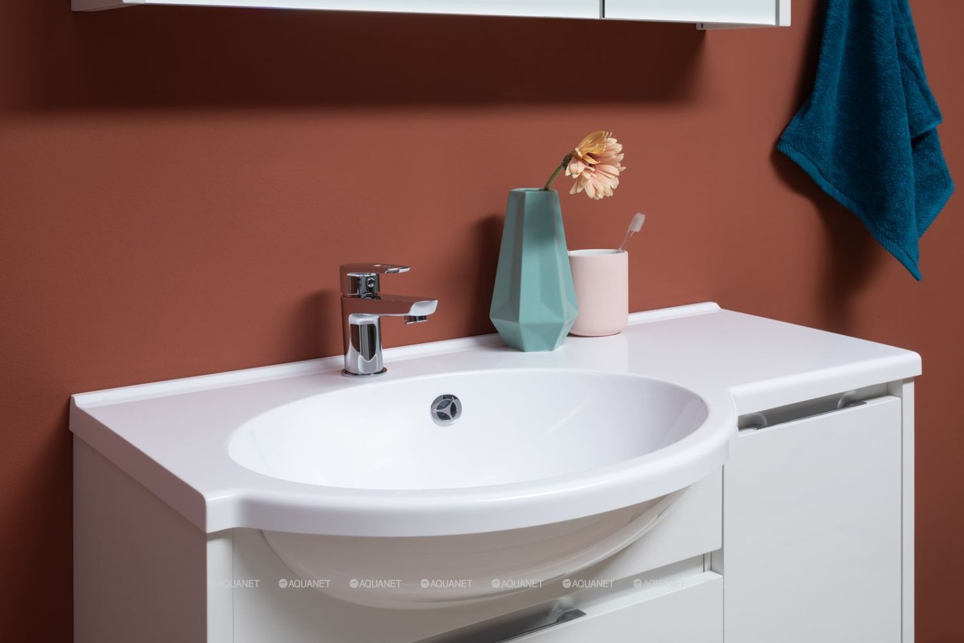 Раковина для тумбы Aquanet Лайн 90 L marmite pernilla Раковина для тумбы Aquanet Лайн 90 L marmite pernilla