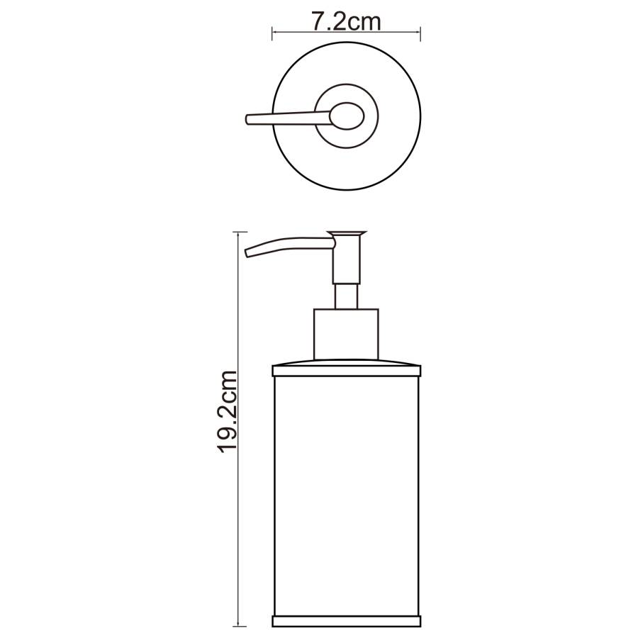 Rossel K-5799 Дозатор для жидкого мыла Rossel K-5799 Дозатор для жидкого мыла