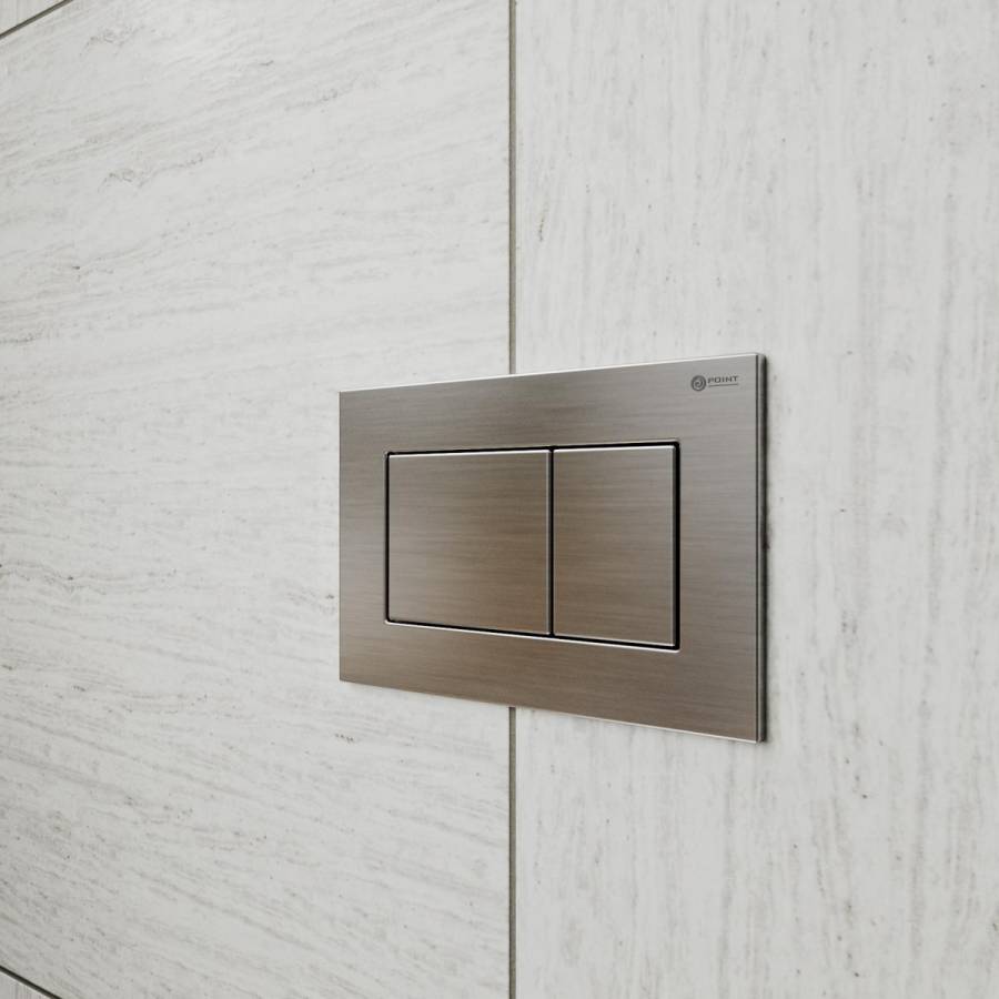 Клавиша смыва Point Ника PN44081SB для инсталляции, сталь брашированная Клавиша смыва Point Ника PN44081SB для инсталляции, сталь брашированная