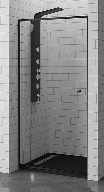 Душевая дверь RGW PA-02B, 04080207-14, 70 х 185 см распашная, черный Душевая дверь RGW PA-02B, 04080207-14, 70 х 185 см распашная, черный