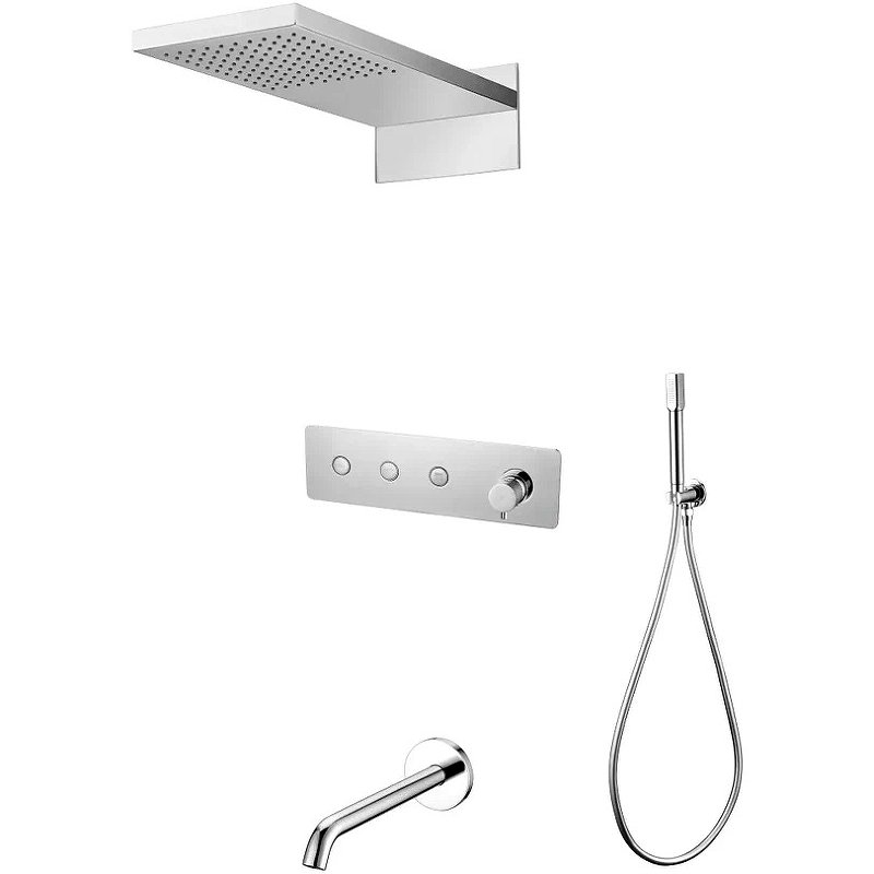 Душевая система с изливом Boheme Fusion Chrome Душевая система с изливом Boheme Fusion Chrome