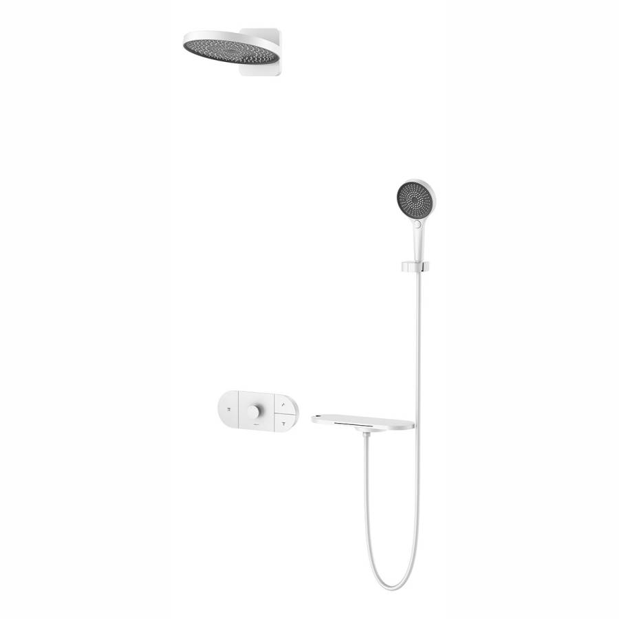 Душевой комплект Futura VSFW-2F12TMW термостатический встраиваемый, 3 режима, белый матовый Душевой комплект Futura VSFW-2F12TMW термостатический встраиваемый, 3 режима, белый матовый