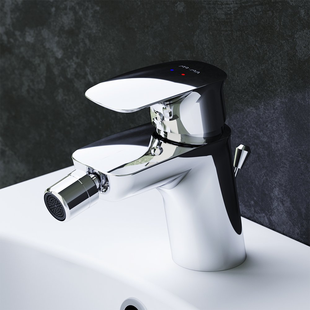 Смеситель для биде с донным клапаном F71A83100 Spirit 2.1 Смеситель для биде с донным клапаном F71A83100 Spirit 2.1