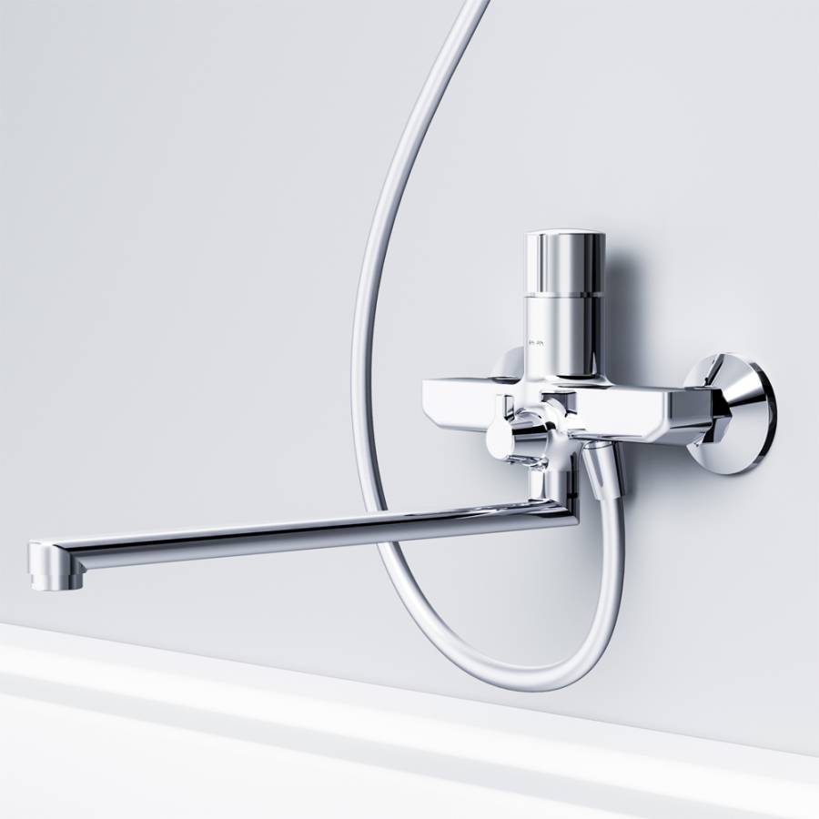 F85A90500 X-Joy, TouchReel д/ванны/душа, излив 300 мм, Хром, шт. F85A90500 X-Joy, TouchReel д/ванны/душа, излив 300 мм, Хром, шт.