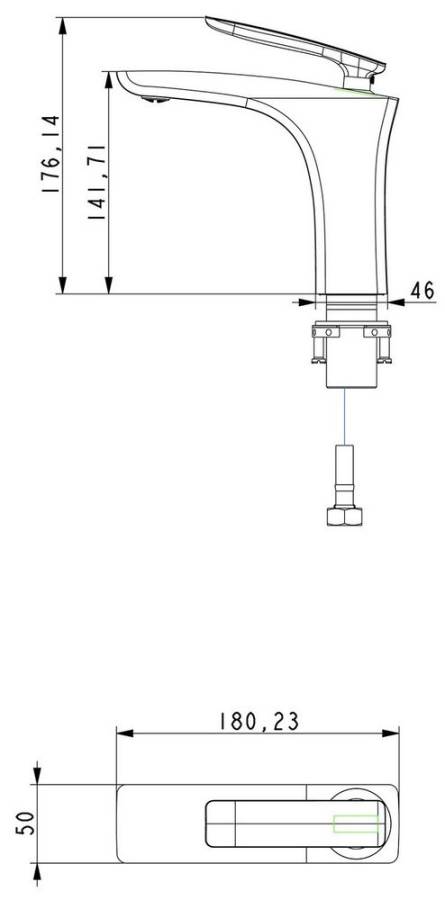 Смеситель Timo Helmi 4061/03F для раковины, черный матовый Смеситель Timo Helmi 4061/03F для раковины, черный матовый