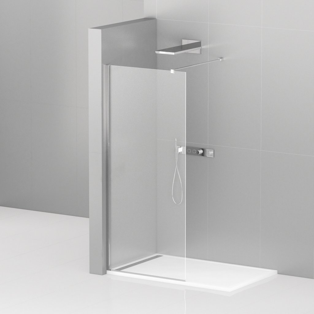 LIBERTA-L-1-120-120-C-Cr Душевая перегородка с односторонним входом 1200x1200x1950 мм LIBERTA-L-1-120-120-C-Cr Душевая перегородка с односторонним входом 1200x1200x1950 мм