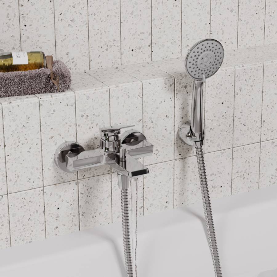 Lopau 3201 Смеситель для ванны с коротким изливом Wasserkraft Lopau 3201 Смеситель для ванны с коротким изливом Wasserkraft