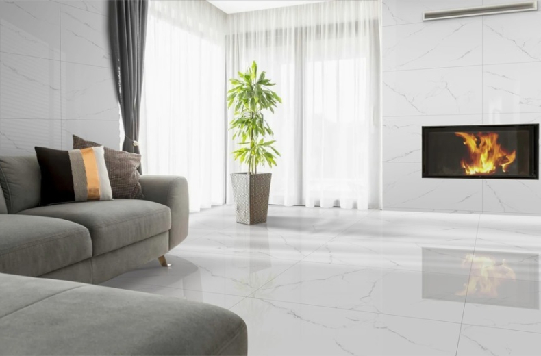 Duna - Calacatta  - Керамогранит -  Lite Satin 60x120 см Duna - Calacatta  - Керамогранит -  Lite Satin 60x120 см