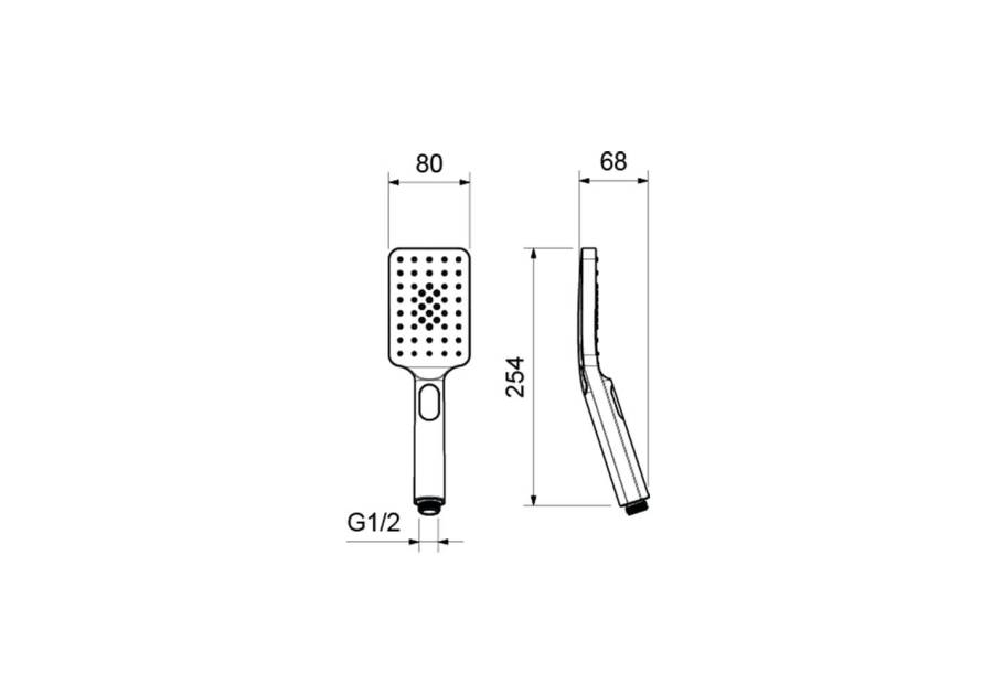 Ручной душ Select 80 3 jet AQUATEK AQ2005CR ЛИРА Ручной душ Select 80 3 jet AQUATEK AQ2005CR ЛИРА