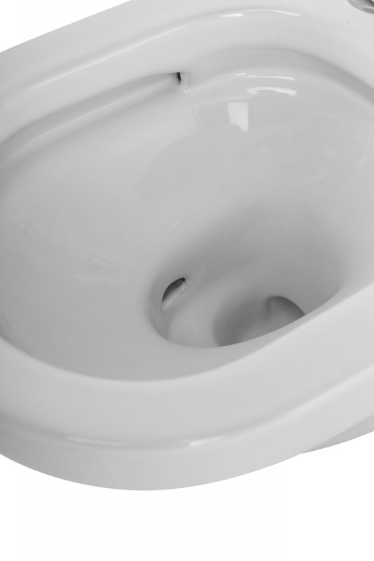 DUET Чаша подвесного унитаза безободкового с системой смыва "Торнадо",  CZR-2462-TH-TOR DUET Чаша подвесного унитаза безободкового с системой смыва "Торнадо",  CZR-2462-TH-TOR