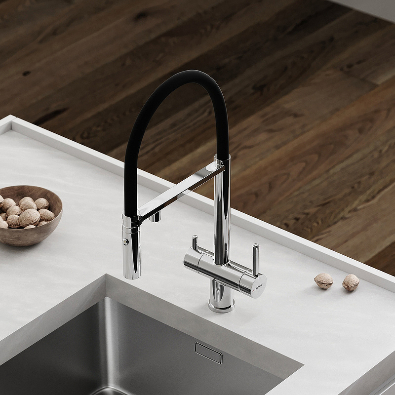 Смеситель для кухни SANCOS Imola с возможностью подключения фильтра для воды, цвет хром, арт. SC4010CH Смеситель для кухни SANCOS Imola с возможностью подключения фильтра для воды, цвет хром, арт. SC4010CH