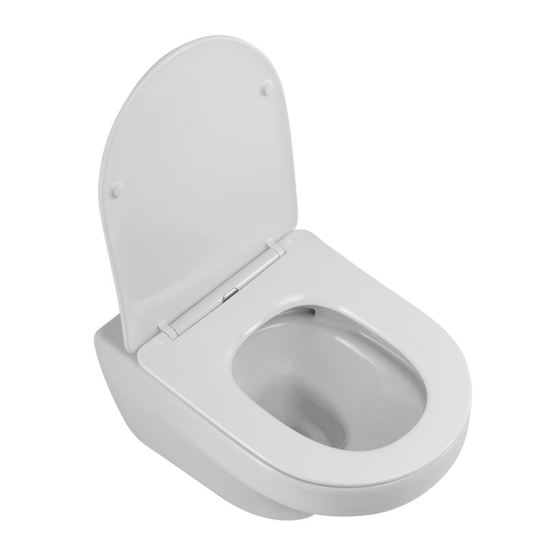 DUET Чаша подвесного унитаза безободкового с системой смыва "Торнадо",  CZR-2462-TH-TOR DUET Чаша подвесного унитаза безободкового с системой смыва "Торнадо",  CZR-2462-TH-TOR