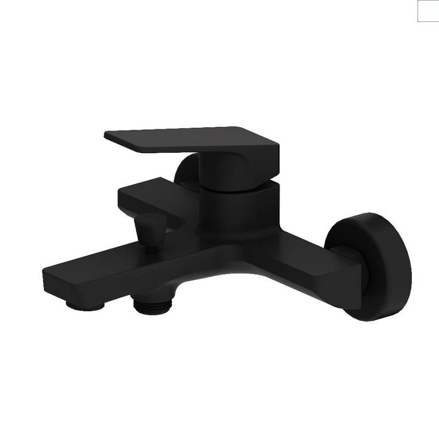 401000300 Merkur Смеситель Для ванны - душа, чёрный 401000300 Merkur Смеситель Для ванны - душа, чёрный