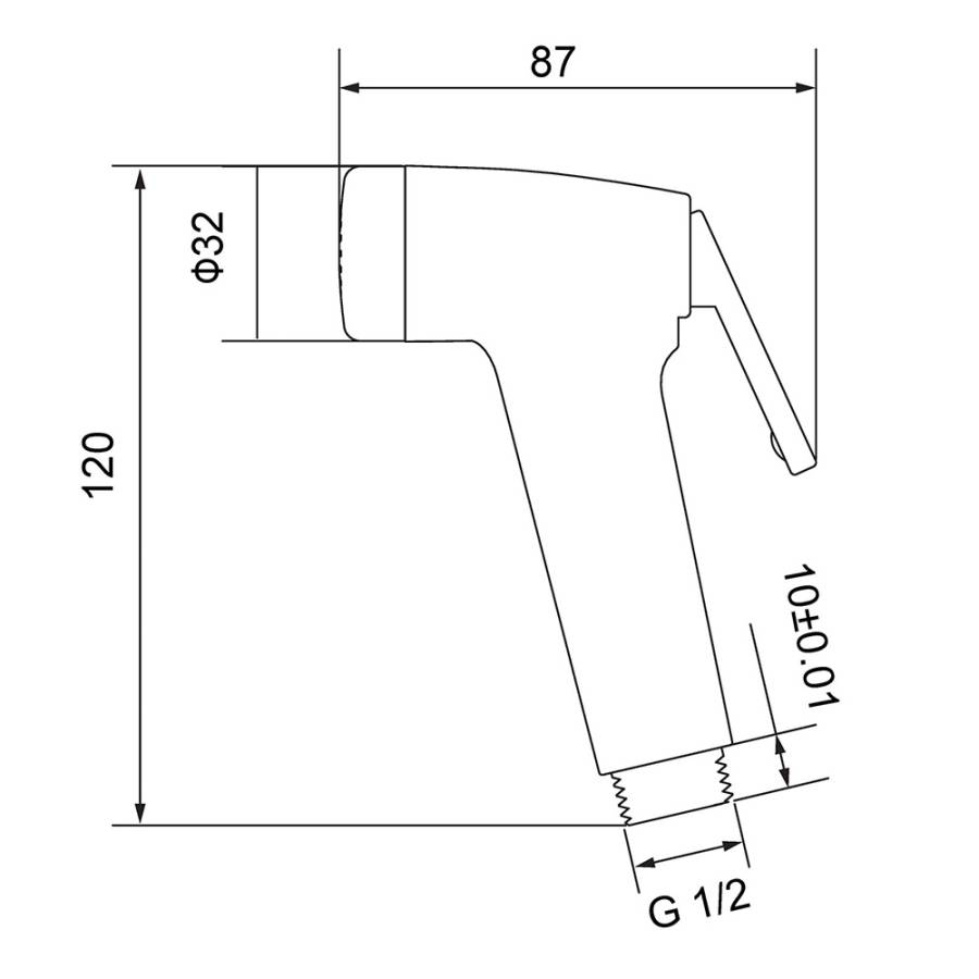 Лейка гигиенического душа SL-2053/03 черный Лейка гигиенического душа SL-2053/03 черный