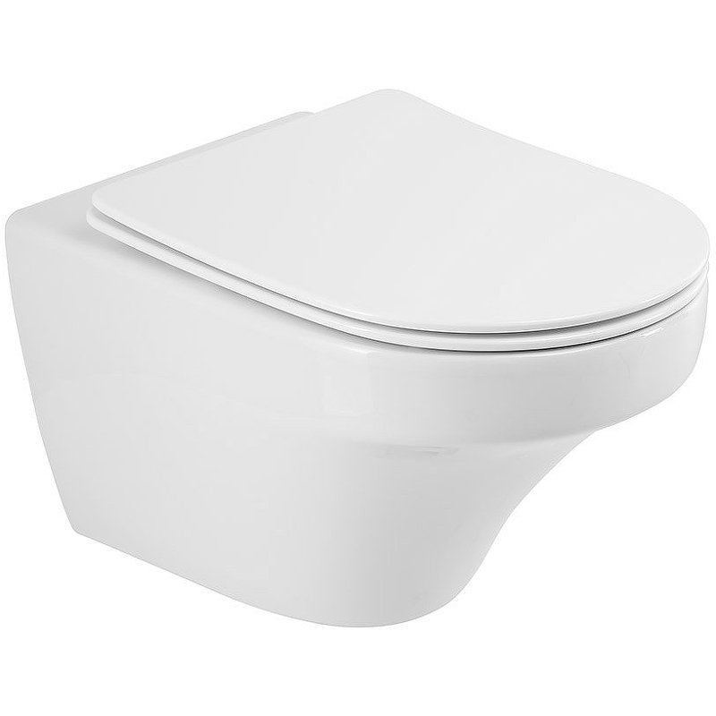 DUET Чаша подвесного унитаза безободкового с системой смыва "Торнадо",  CZR-2462-TH-TOR DUET Чаша подвесного унитаза безободкового с системой смыва "Торнадо",  CZR-2462-TH-TOR