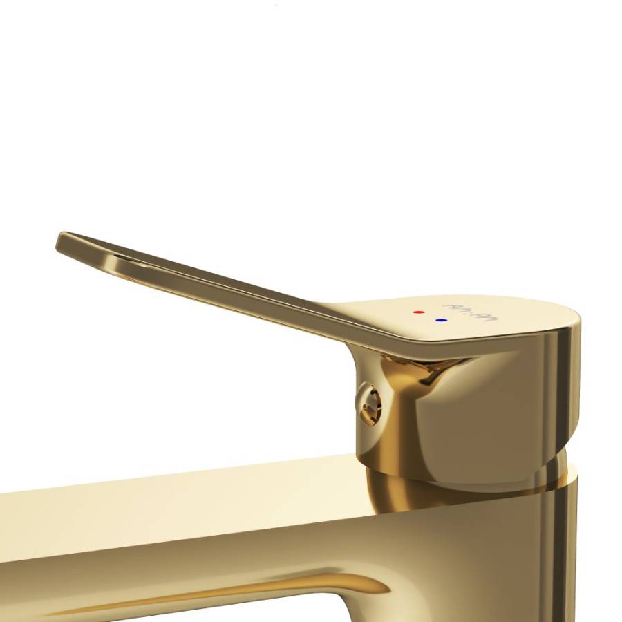 F85A92099 X-Joy, смеситель д/умывальника высокий, золото F85A92099 X-Joy, смеситель д/умывальника высокий, золото