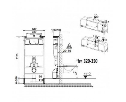 Комплект унитаз с инсталляцией Roca Gap 893104100 Комплект унитаз с инсталляцией Roca Gap 893104100