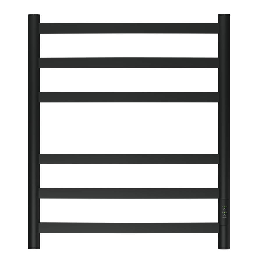 Полотенцесушитель электрический Point Антея PN17856B П6 500x600, диммер справа, черный Полотенцесушитель электрический Point Антея PN17856B П6 500x600, диммер справа, черный