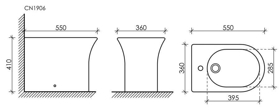 Напольное биде Star Напольное биде Star