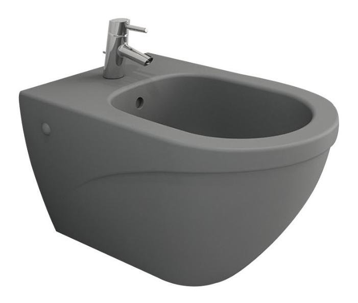 Биде подвесное Bocchi Taormina Arch 1121-006-0120 серое Биде подвесное Bocchi Taormina Arch 1121-006-0120 серое