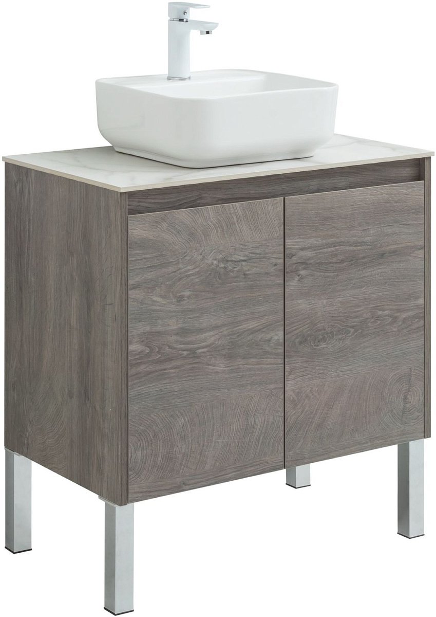 Тумба под раковину Aquanet Nova Lite 75 дуб рошелье (2 дверцы) Тумба под раковину Aquanet Nova Lite 75 дуб рошелье (2 дверцы)