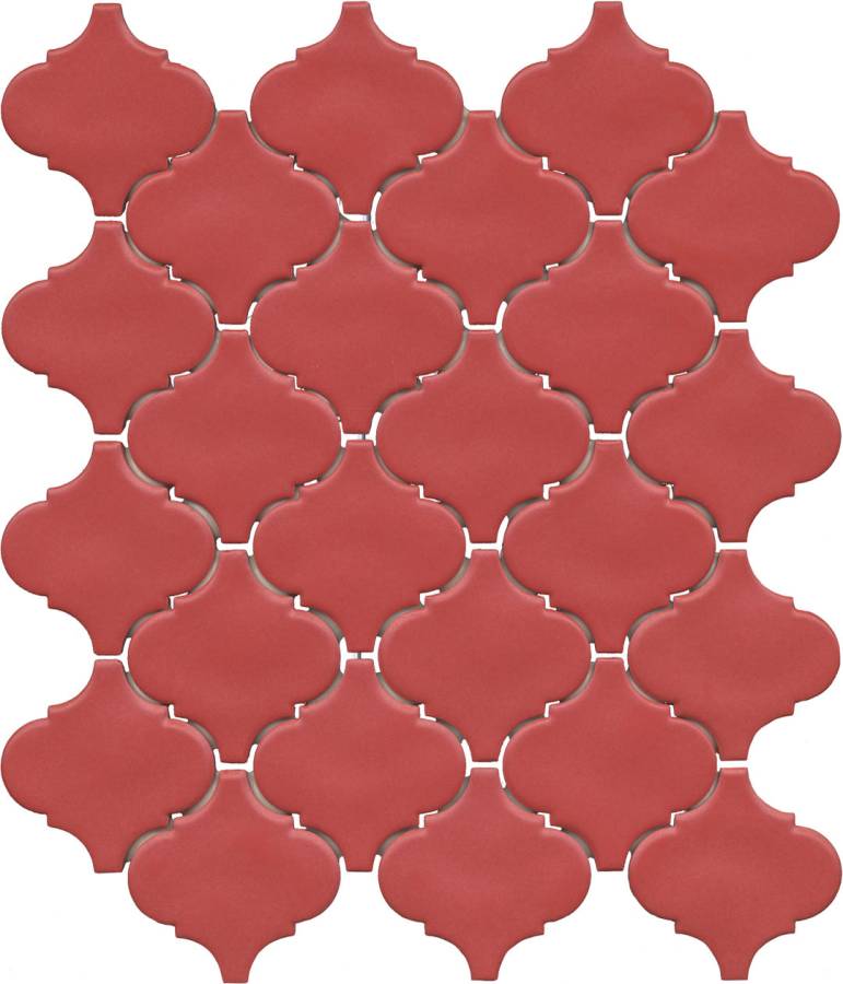 Арабески Марокко красный матовый 26x30x0,7 Арабески Марокко красный матовый 26x30x0,7