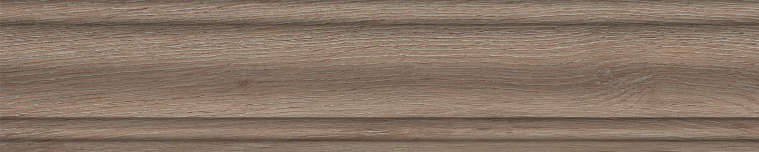 Плинтус Тровазо бежевый тёмный матовый 39,8x8x1,55 Плинтус Тровазо бежевый тёмный матовый 39,8x8x1,55