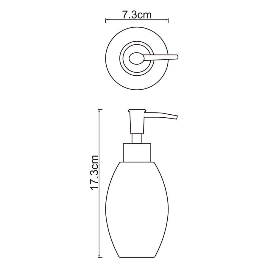 Ruwer K-6799 Дозатор для жидкого мыла Ruwer K-6799 Дозатор для жидкого мыла