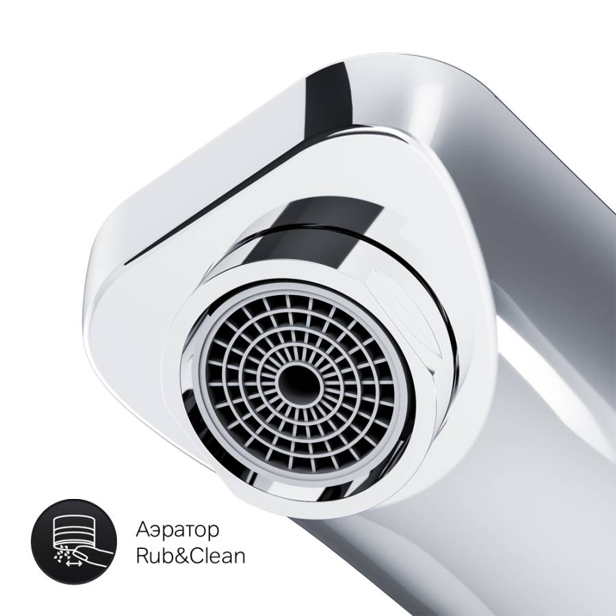 F90A72200 Gem, Смеситель д/умывальника, монтируемый в стену, Хром, шт. F90A72200 Gem, Смеситель д/умывальника, монтируемый в стену, Хром, шт.