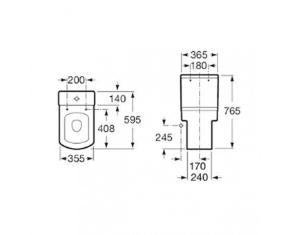 Бачок для унитаза Roca Hall 341620000