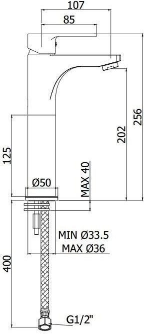 Смеситель для раковины Paffoni Red RED071CR105 Смеситель для раковины Paffoni Red RED071CR105