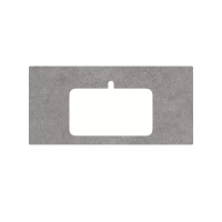 Столешница из керамогранита Фондамента 100, серая, PL2.DL500920R\100