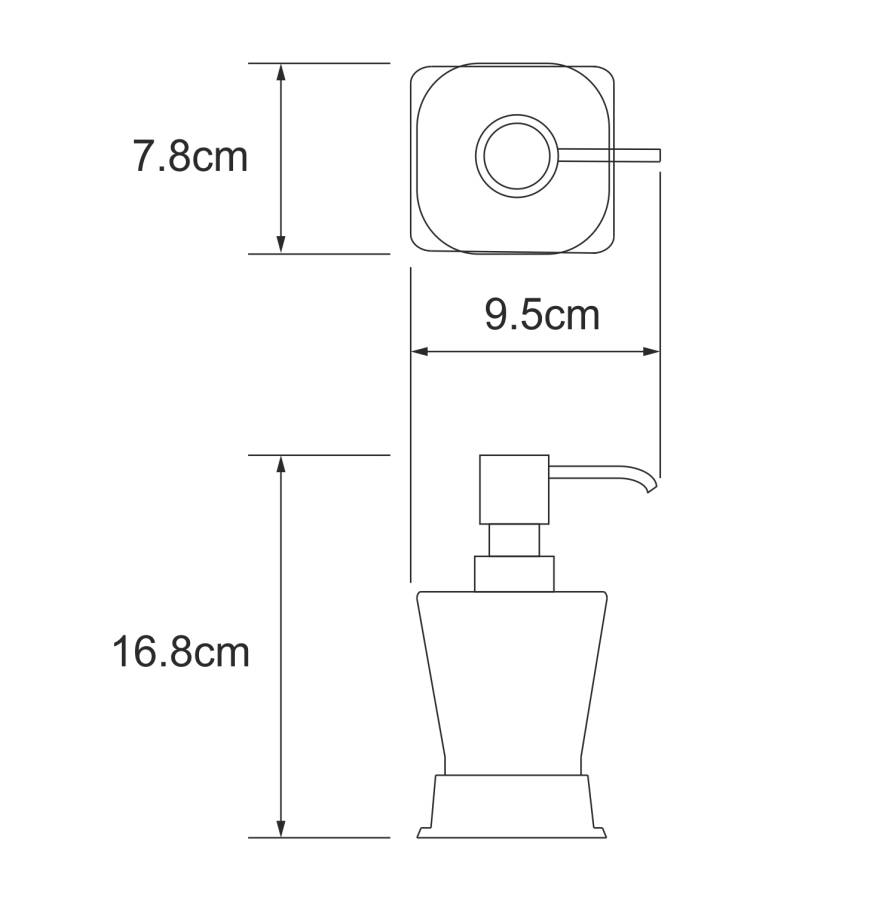 Amper K-5499 Дозатор для жидкого мыла Amper K-5499 Дозатор для жидкого мыла