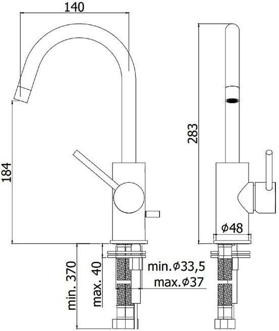 Смеситель для раковины Paffoni Light LIG078CR Смеситель для раковины Paffoni Light LIG078CR