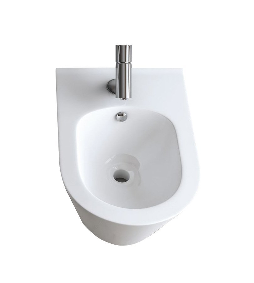 Биде подвесное безободковое Creto Logan L3 белое 1003-003-L3W Биде подвесное безободковое Creto Logan L3 белое 1003-003-L3W