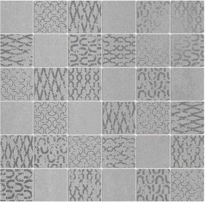 Декор Про Дабл серый мозаичный  30x30x0,9 Декор Про Дабл серый мозаичный  30x30x0,9