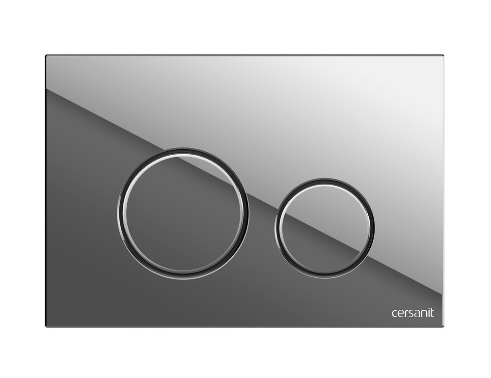 Кнопка TWINS пластик хром глянцевый Кнопка TWINS пластик хром глянцевый