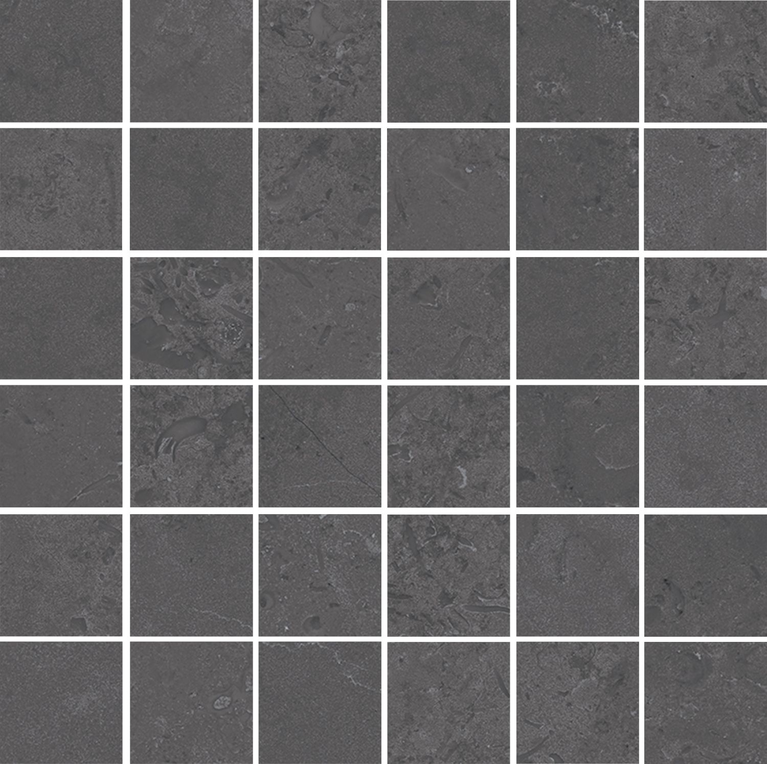 Декор Про Лаймстоун серый темный матовый мозаичный 30x30x0,9 Декор Про Лаймстоун серый темный матовый мозаичный 30x30x0,9