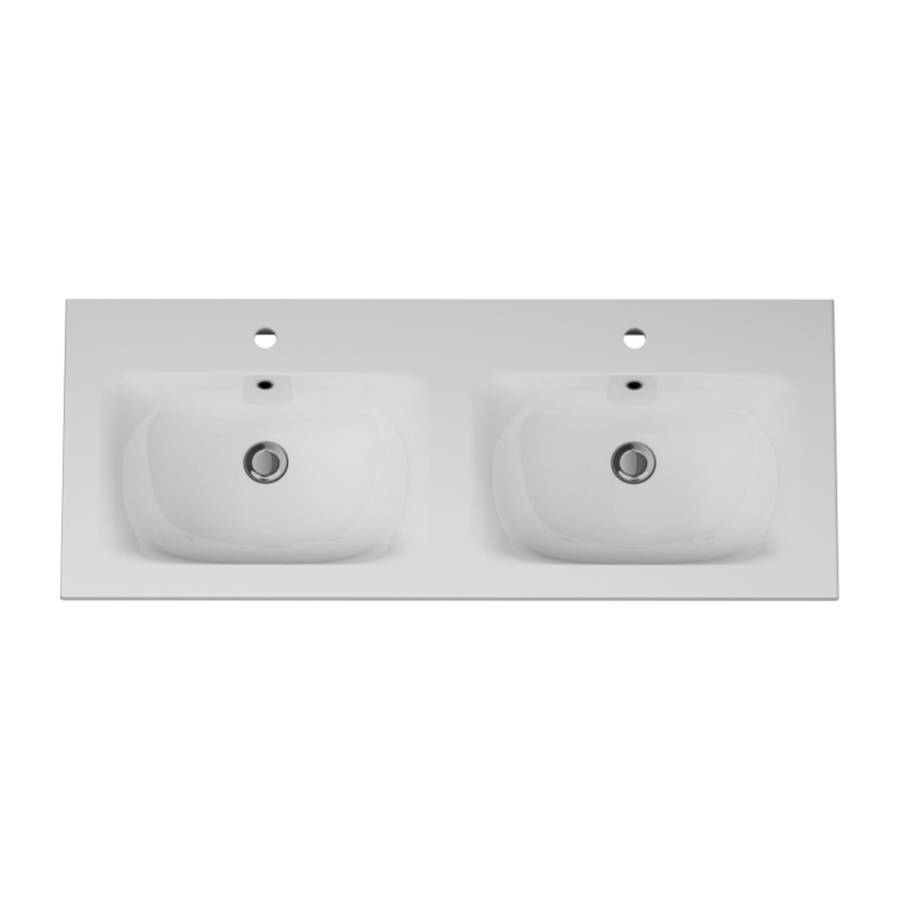 M70AWCD1202WG SPIRIT 2.0, Раковина мебельная, керамическая, 120 см, встроенная, цвет: Белый, глянец M70AWCD1202WG SPIRIT 2.0, Раковина мебельная, керамическая, 120 см, встроенная, цвет: Белый, глянец