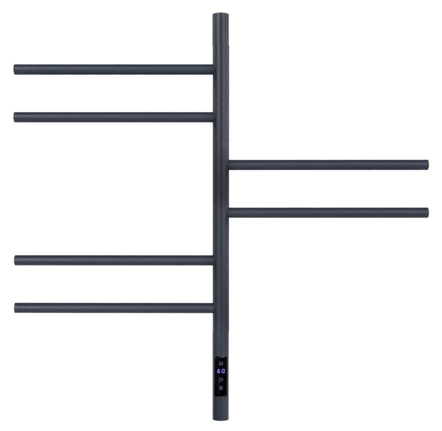 Полотенцесушитель электрический Vincea VTD-1S2CGE 43х80, графит, таймер Полотенцесушитель электрический Vincea VTD-1S2CGE 43х80, графит, таймер